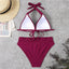 Elegant High Waist Push Up Bikini Set for Women