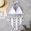 Elegant High Waist Push Up Bikini Set for Women