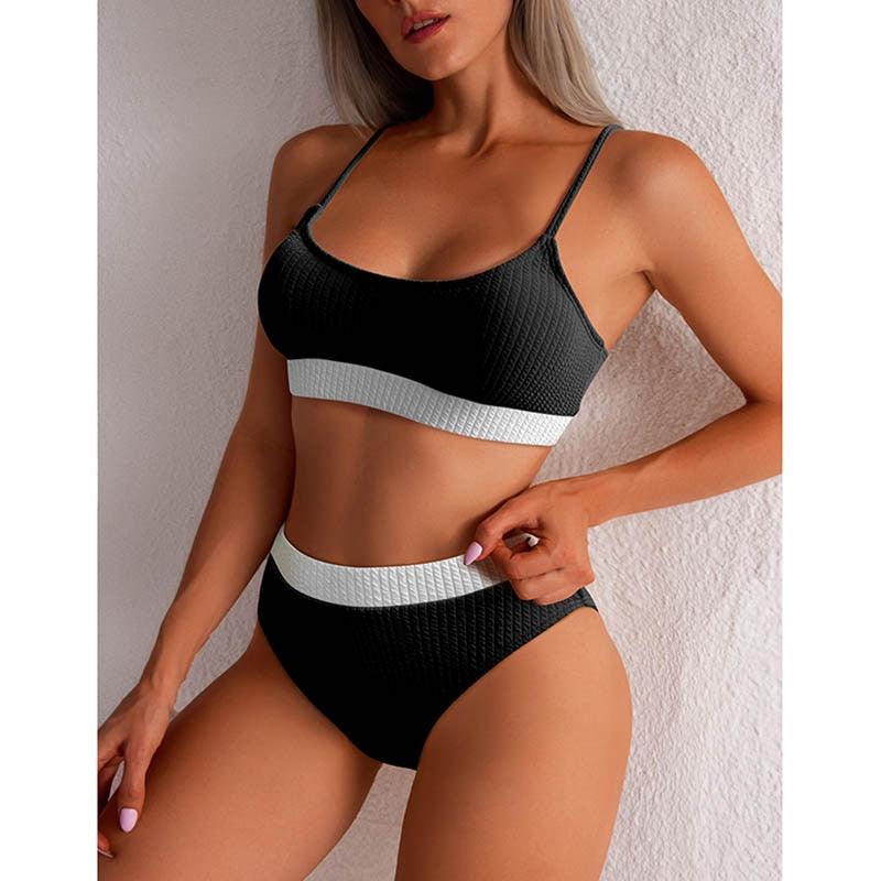 Ensemble de Bikini Taille Haute Premium pour Femmes