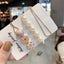 Juego de Clips para el Cabello Geométricos de Perlas Elegantes para Mujeres