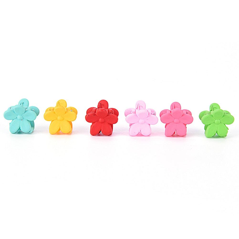 30 Pcs Mini Flower Hair Clips for Kids and Women