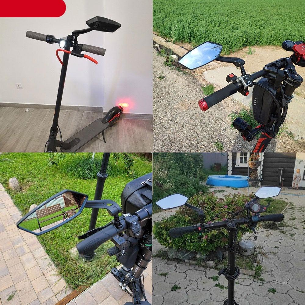 Adjustable Bicycle Handlebar Rear View Mirror for Safe Cycling