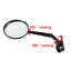Adjustable Wide Angle Bicycle Rearview Mirror for Safe Cycling