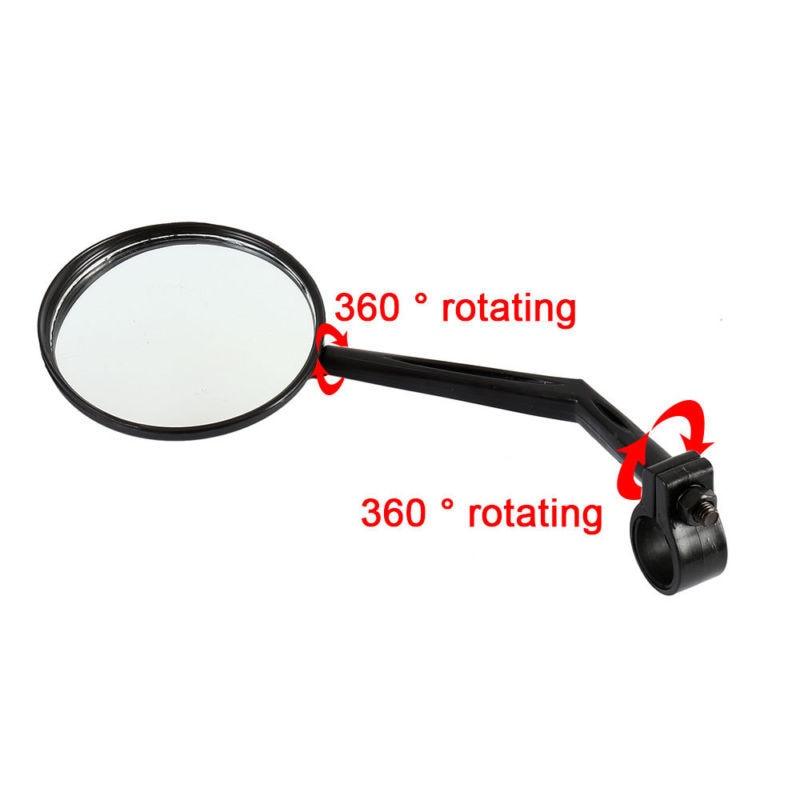 Adjustable Wide Angle Bicycle Rearview Mirror for Safe Cycling