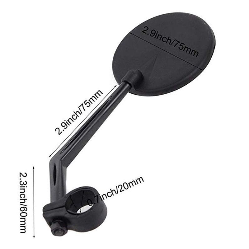 Adjustable Wide Angle Bicycle Rearview Mirror for Safe Cycling
