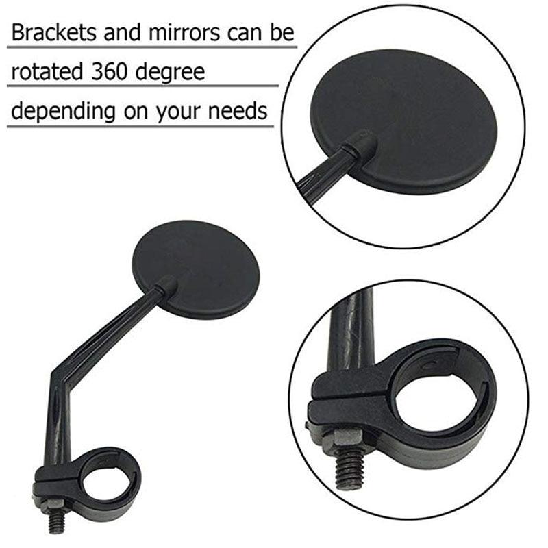 Adjustable Wide Angle Bicycle Rearview Mirror for Safe Cycling