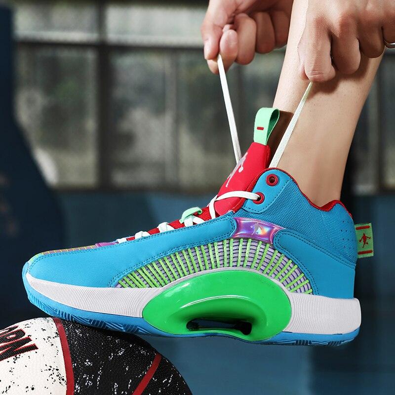 Men's Premium Breathable Athletic Basketball Shoes
