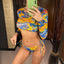 Chic Leopard Print Long Sleeve Bikini Set for Women - Stylish Swimwear - Korvel