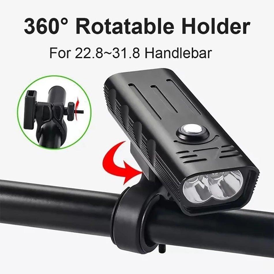 Premium USB Rechargeable Bicycle Light - Waterproof & Bright