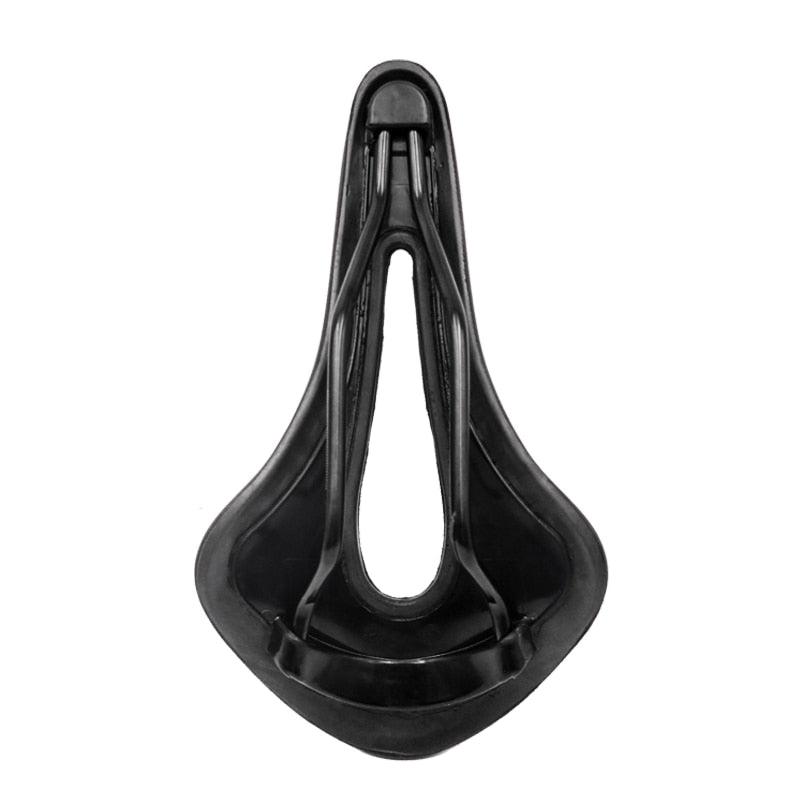 Bike Saddle Hollow Bicycle Cushion One-Piece PU Leather Soft Comfortable Seat For Men Women Road Mountain Cycling Saddles Bicycle Seat Waterproof Comfortable Road Bike Saddle Memory Foam Padded Replacement For Road Bikes - Korvel