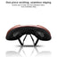 Bike Saddle Hollow Bicycle Cushion One-Piece PU Leather Soft Comfortable Seat For Men Women Road Mountain Cycling Saddles Bicycle Seat Waterproof Comfortable Road Bike Saddle Memory Foam Padded Replacement For Road Bikes - Korvel