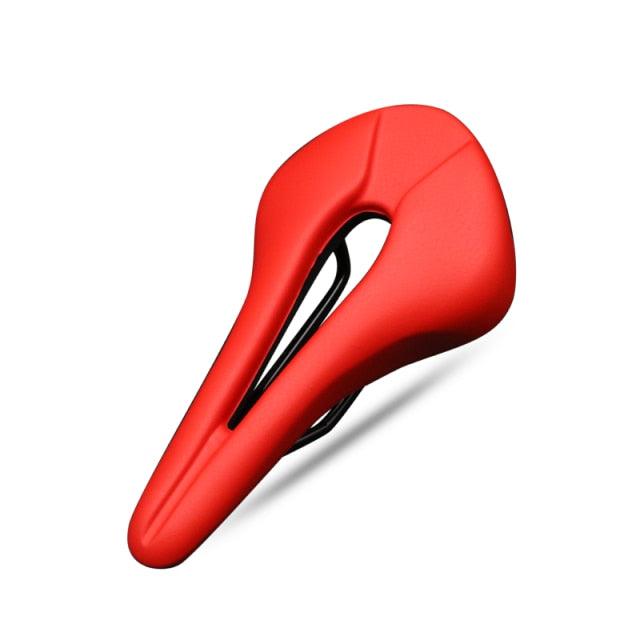 Bike Saddle Hollow Bicycle Cushion One-Piece PU Leather Soft Comfortable Seat For Men Women Road Mountain Cycling Saddles Bicycle Seat Waterproof Comfortable Road Bike Saddle Memory Foam Padded Replacement For Road Bikes - Korvel