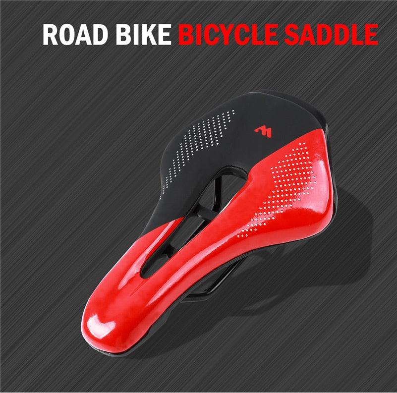 Premium Leather Bicycle Saddle for Comfort and Performance