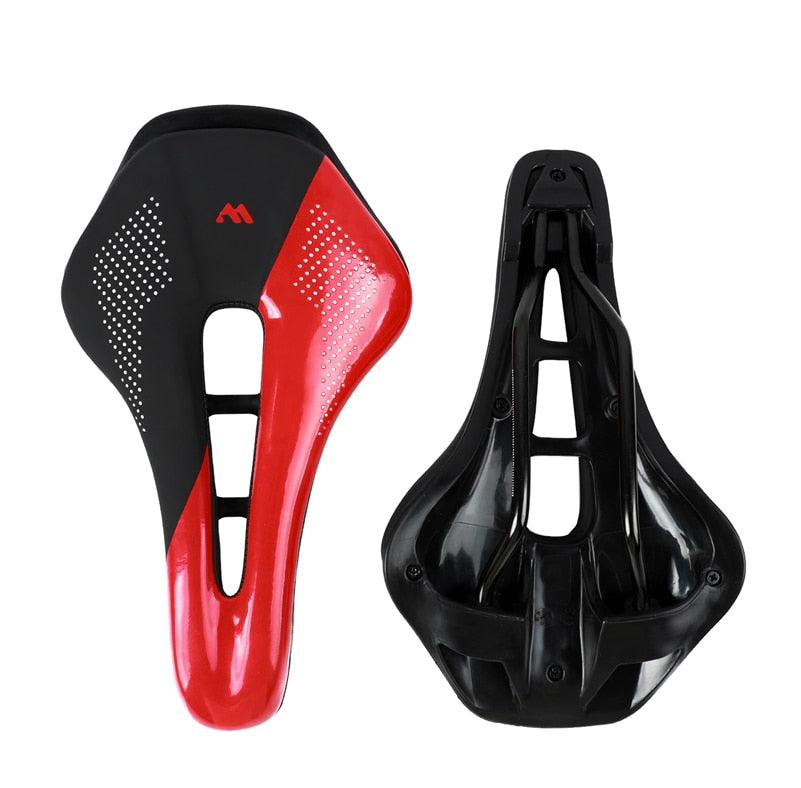 Premium Leather Bicycle Saddle for Comfort and Performance