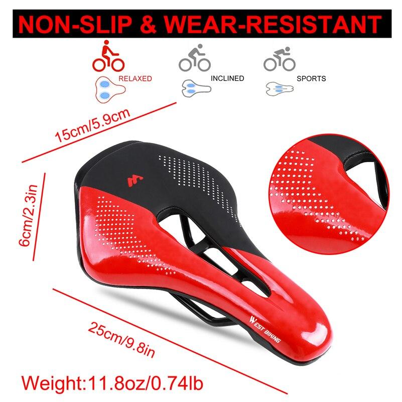 Premium Leather Bicycle Saddle for Comfort and Performance