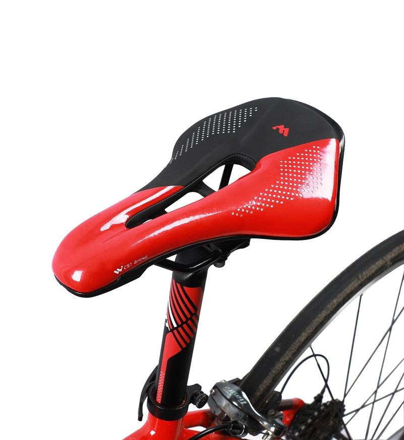 Premium Leather Bicycle Saddle for Comfort and Performance