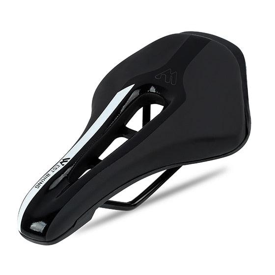 Premium Leather Bicycle Saddle for Comfort and Performance