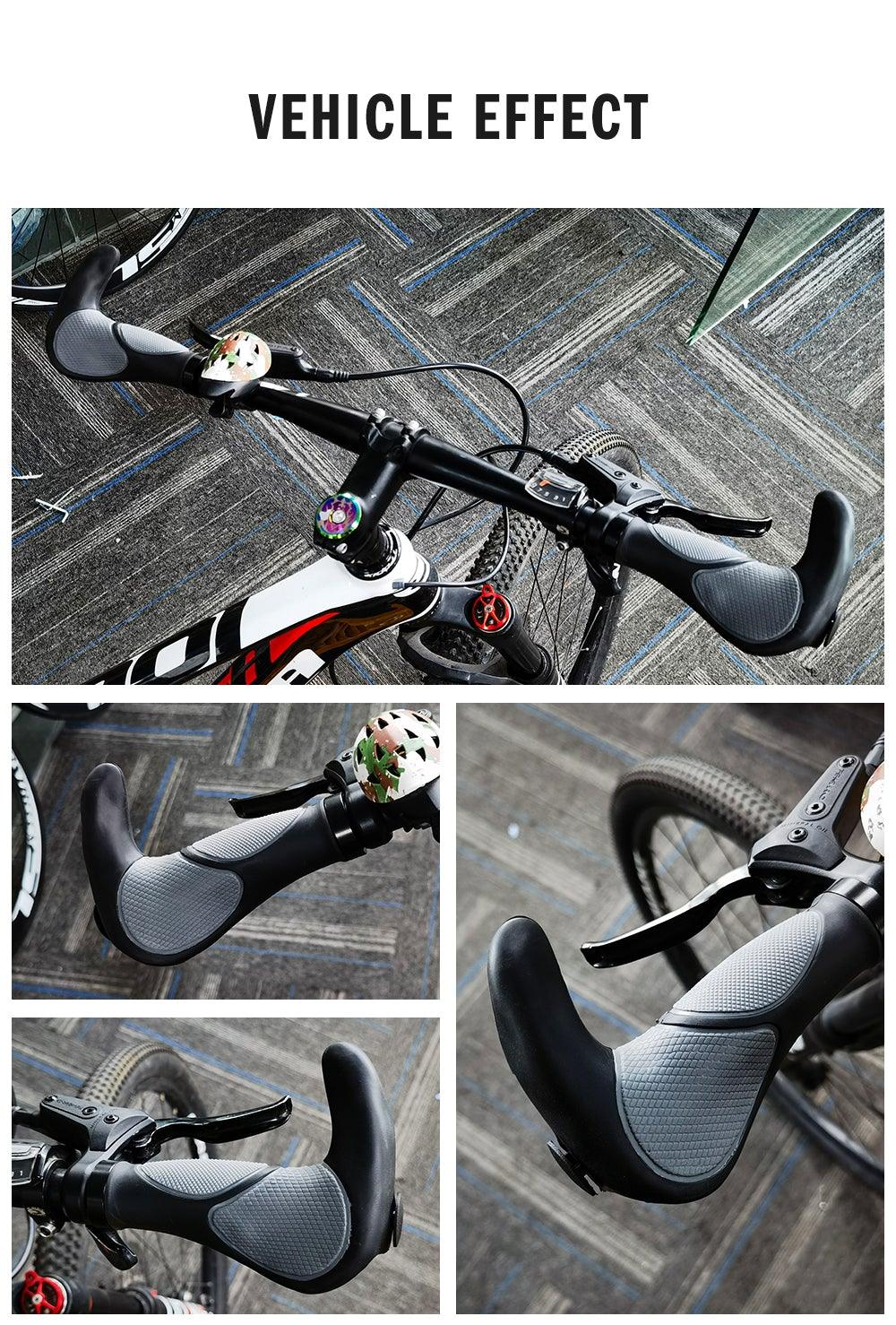 Poignées de Guidon de Vélo Étanches Ergonomiques - Design Antidérapant