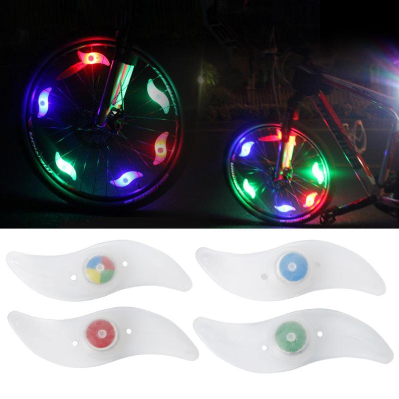 1PCS New Bike Spoke Light Mini Plastic LED Bicycle Wheel Spoke Light Flash Modes Waterproof LED Bicycle Spoke Light Changes Patterns Fashion Bicycle Rim Lights For Bike - Korvel
