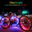 Vibrant Waterproof LED Bike Wheel Lights - Enhance Safety & Style for Night Rides - Korvel