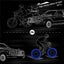 Vibrant Waterproof LED Bike Wheel Lights - Enhance Safety & Style for Night Rides - Korvel