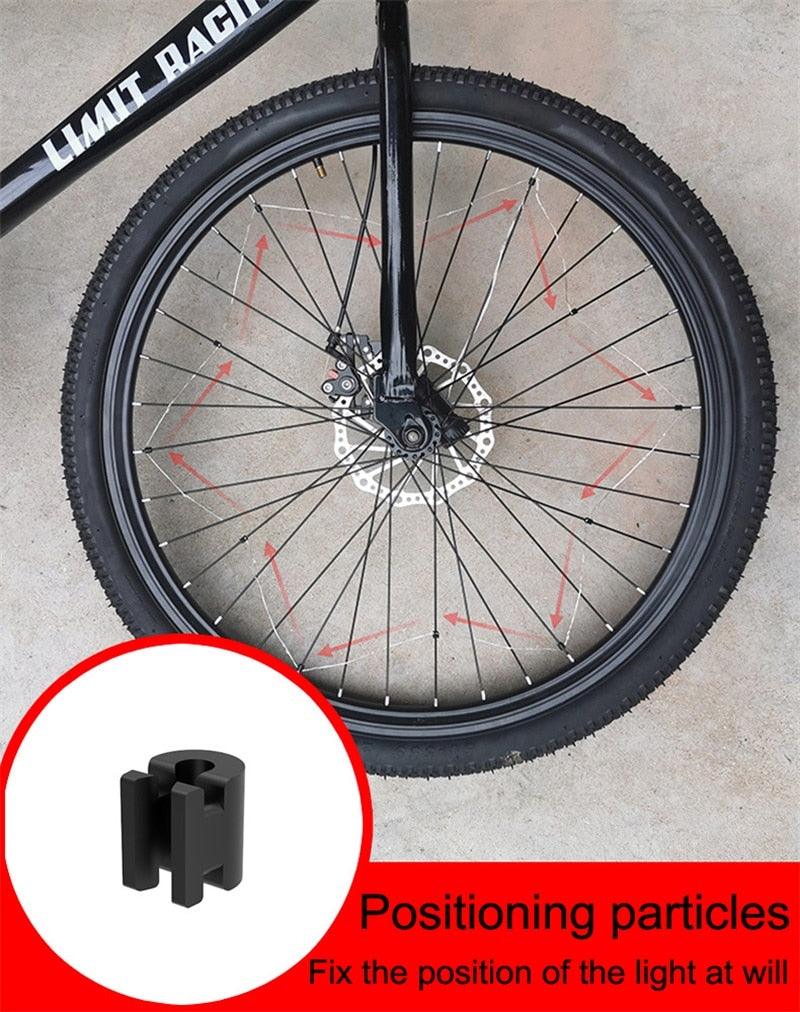 Vibrant Waterproof LED Bike Wheel Lights - Enhance Safety & Style for Night Rides - Korvel