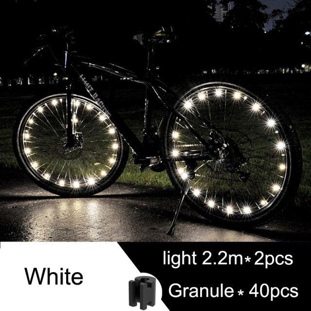 Vibrant Waterproof LED Bike Wheel Lights - Enhance Safety & Style for Night Rides - Korvel