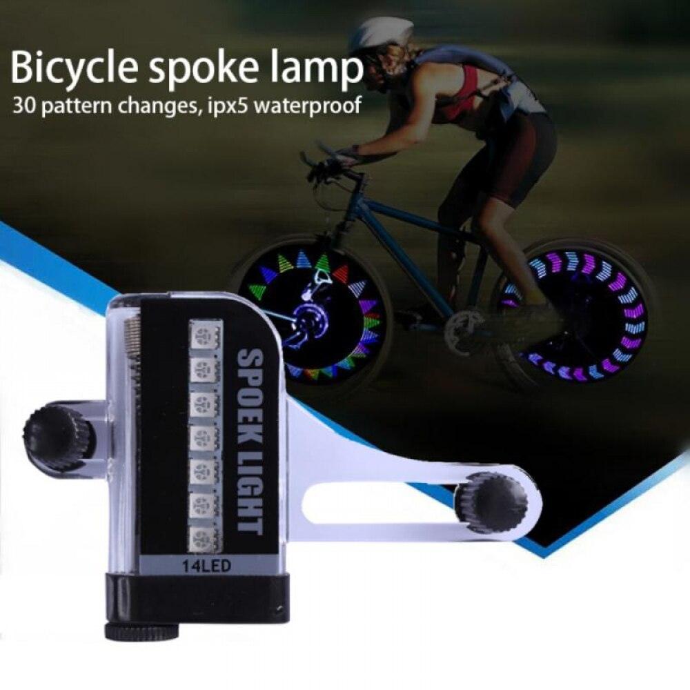 1PC Bike Spoke Light Mini LED Bicycle Wheel Decorative Tire Valve Caps Lamp Cycling Warning Lights LED Bicycle Wheel Lights Neon Flashing Lamp Glow In The Dark Cool Safe Accessories - Korvel