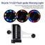 1PC Bike Spoke Light Mini LED Bicycle Wheel Decorative Tire Valve Caps Lamp Cycling Warning Lights LED Bicycle Wheel Lights Neon Flashing Lamp Glow In The Dark Cool Safe Accessories - Korvel