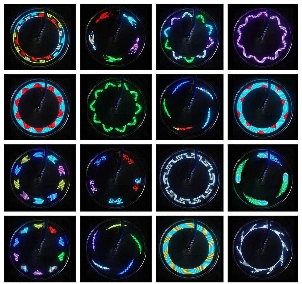 1PC Bike Spoke Light Mini LED Bicycle Wheel Decorative Tire Valve Caps Lamp Cycling Warning Lights LED Bicycle Wheel Lights Neon Flashing Lamp Glow In The Dark Cool Safe Accessories - Korvel