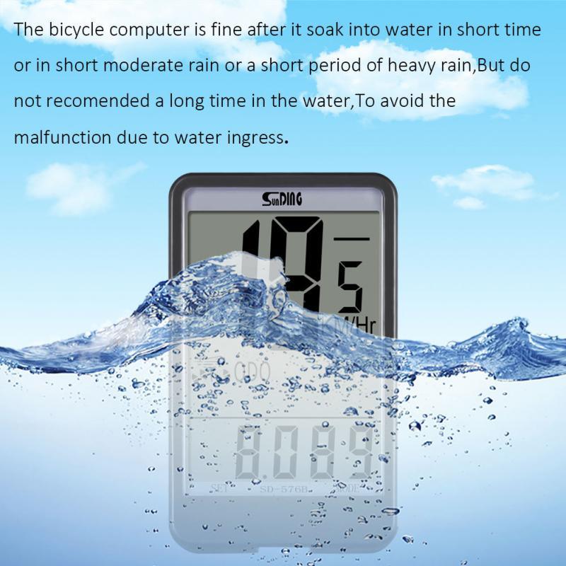 Premium Waterproof Bicycle Computer with LCD Display