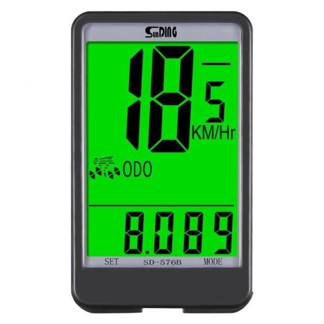 Cycling Wired Stopwatch Waterproof Bicycle Computer With LCD Digital Display Speedometer Wireless Wired Bike Computer Rainproof Speedometer Odometer Stopwatch For Cycling Accessories - Korvel