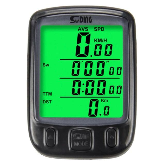 Cycling Wired Stopwatch Waterproof Bicycle Computer With LCD Digital Display Speedometer Wireless Wired Bike Computer Rainproof Speedometer Odometer Stopwatch For Cycling Accessories - Korvel