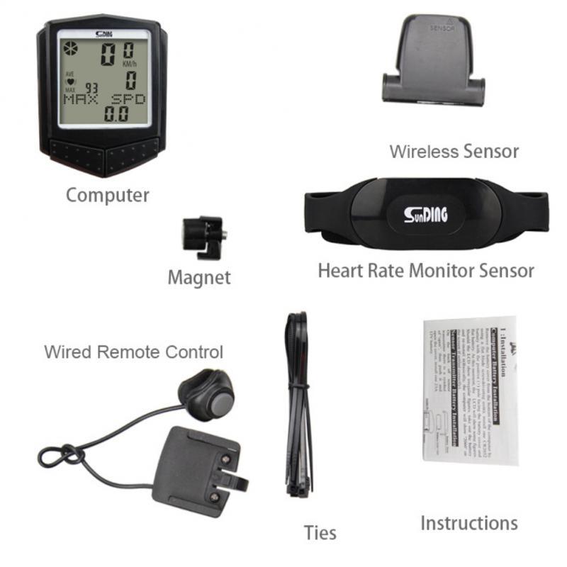 Premium Wireless Bicycle Computer with Backlit Display
