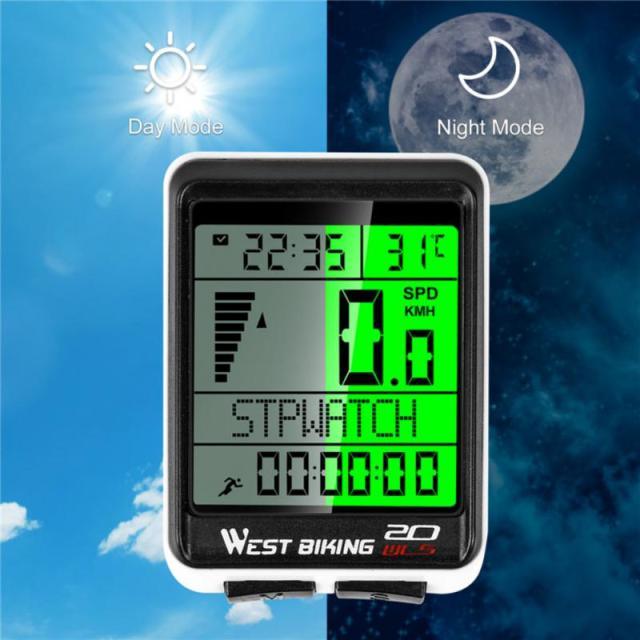 Premium Wireless Bicycle Computer with Backlit Display