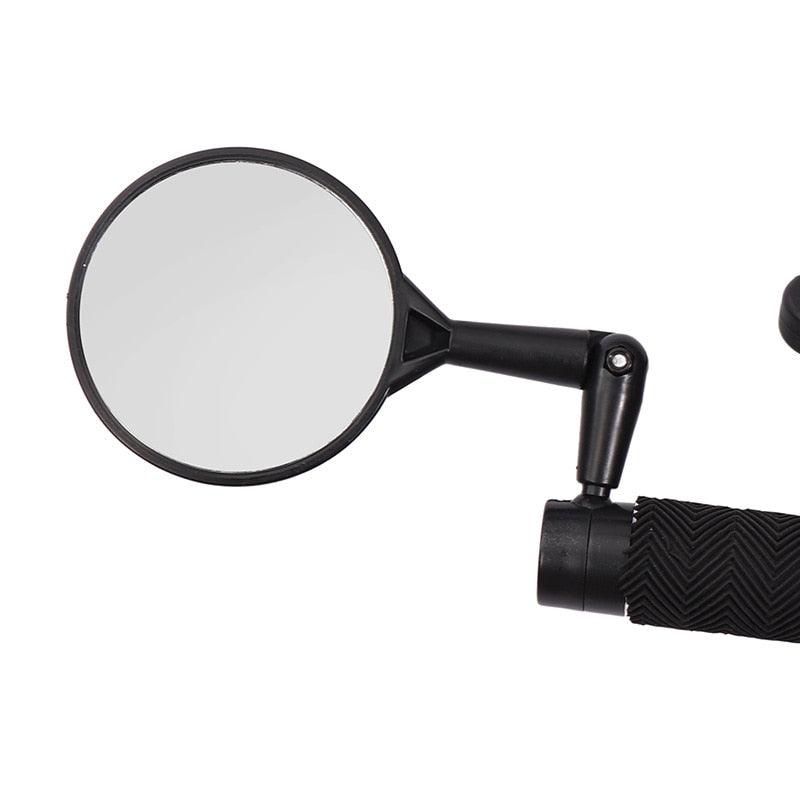 Espejo Retrovisor Ajustable Negro para Bicicleta para un Ciclismo Seguro