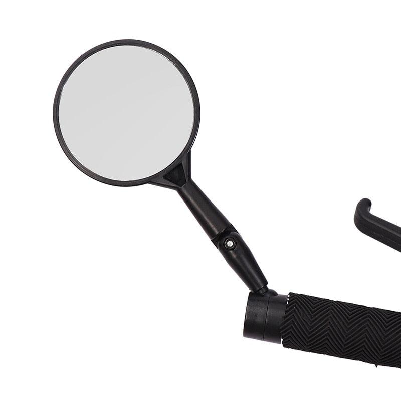 Espejo Retrovisor Ajustable Negro para Bicicleta para un Ciclismo Seguro