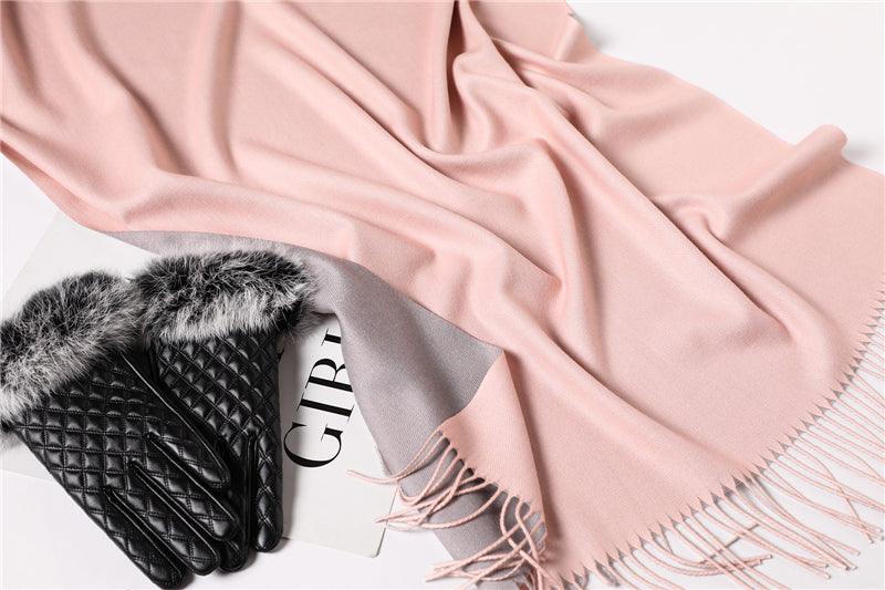 Elegant Cashmere Winter Scarf - Lightweight & Versatile Shawl for Women - Korvel