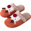 Zapatillas de algodón de felpa acogedoras para la comodidad invernal