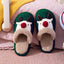 Zapatillas de algodón de felpa acogedoras para la comodidad invernal