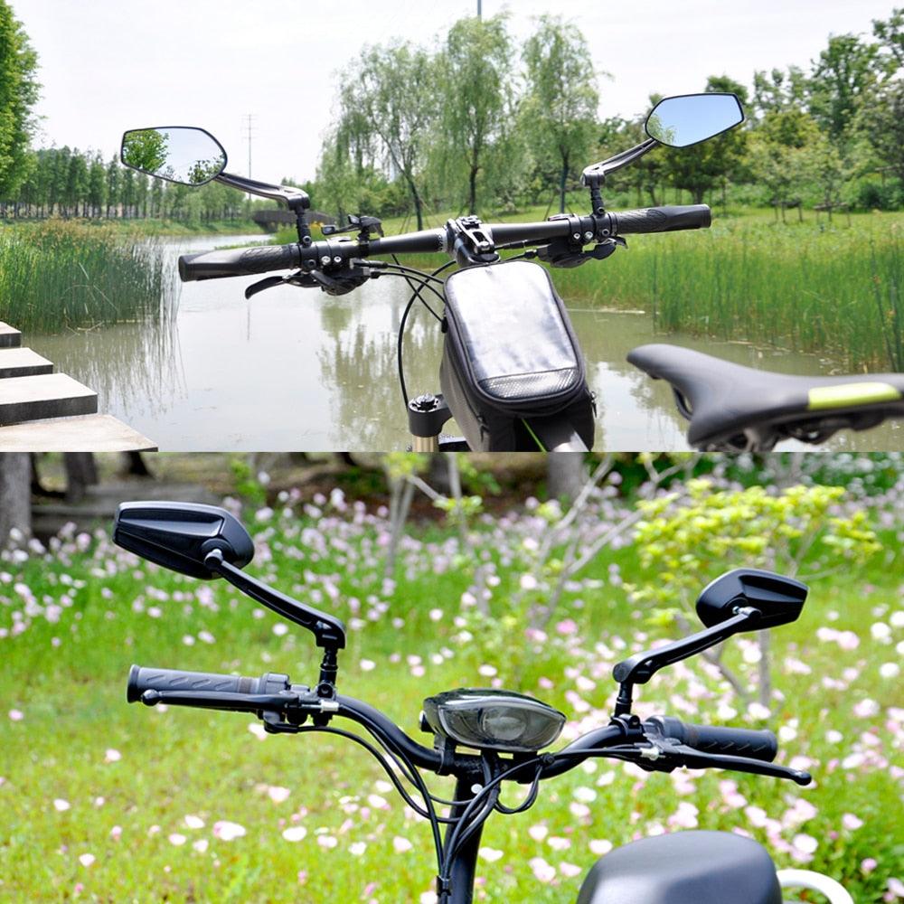 Miroir de vélo arrière HD ajustable pour une conduite en toute sécurité
