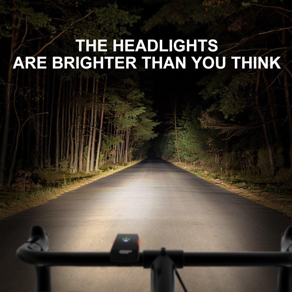 Luces LED recargables por USB para bicicletas - Conjunto de seguridad delantero y trasero