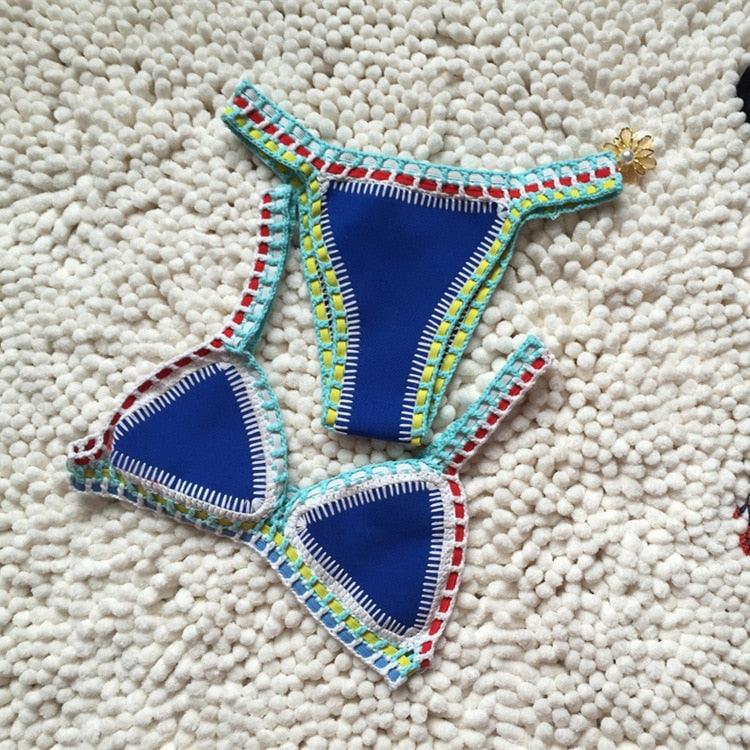 Handmade Crochet Knit Bikini Set for Women