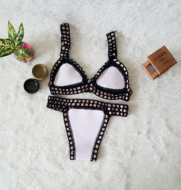 Handmade Crochet Knit Bikini Set for Women