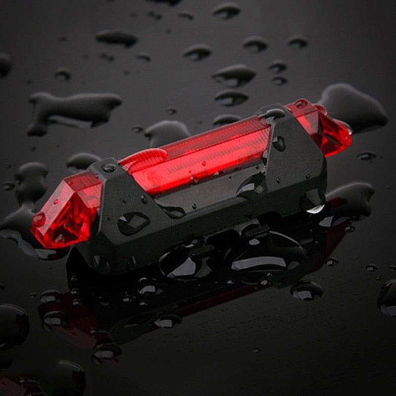 Luces LED recargables por USB para bicicletas - Conjunto de seguridad delantero y trasero