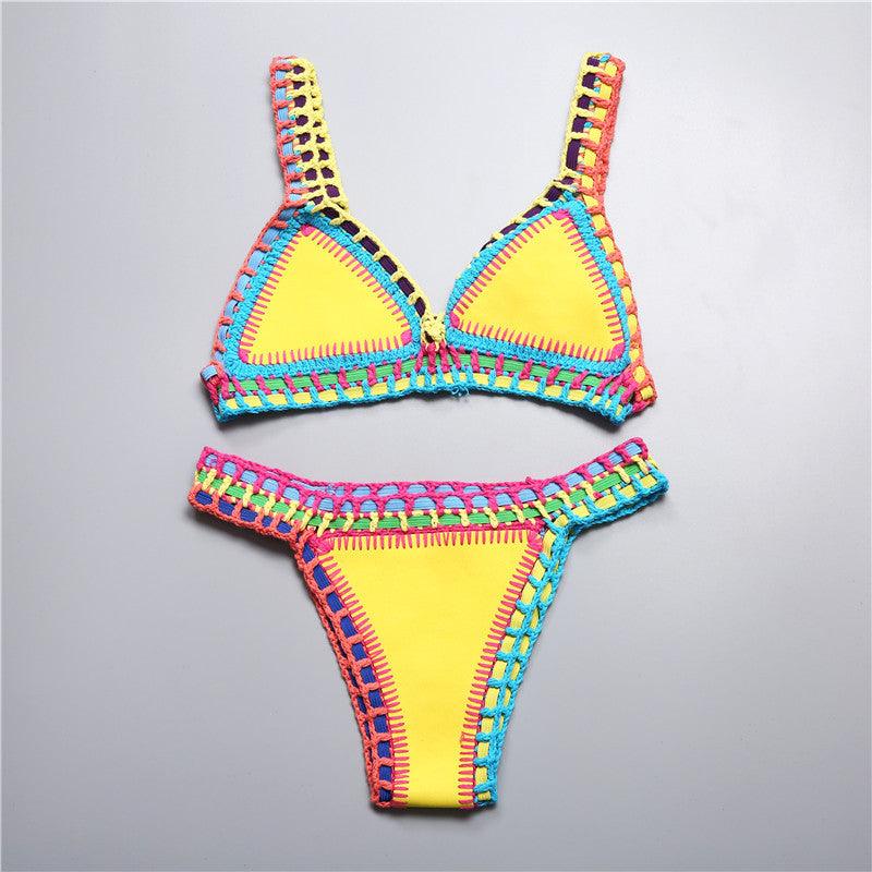 Handmade Crochet Knit Bikini Set for Women