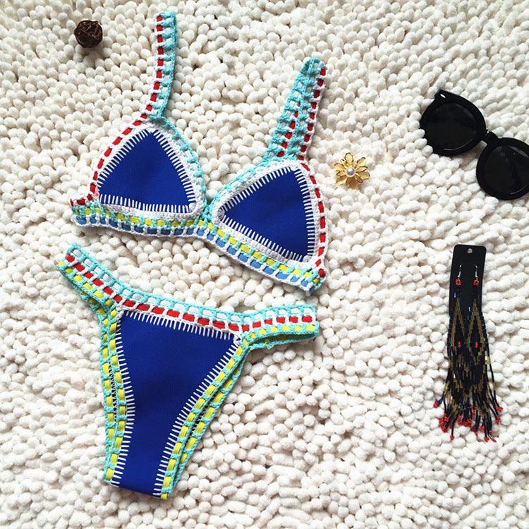 Handmade Crochet Knit Bikini Set for Women