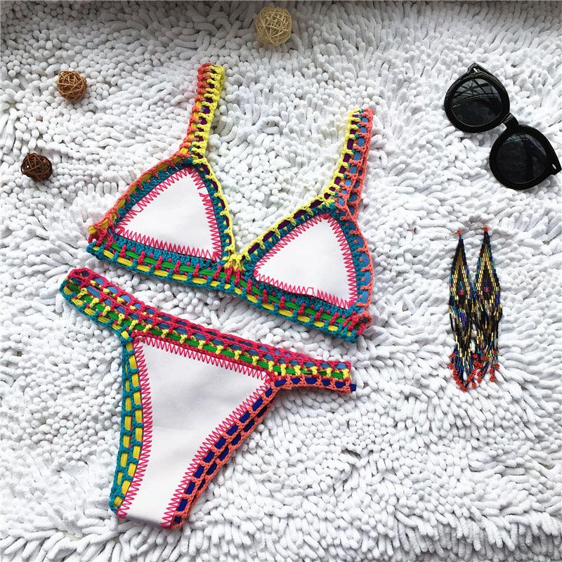 Handmade Crochet Knit Bikini Set for Women