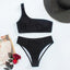 Elegant One-Shoulder Bikini Set for Women