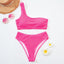 Elegant One-Shoulder Bikini Set for Women